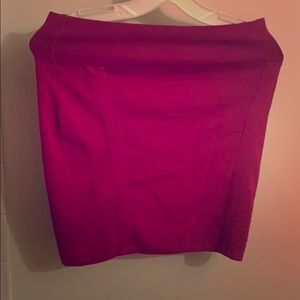 Magenta Maxi Skirt